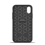 Wholesale iPhone Xs Max Cabin Carbon Style Stand Case (Black)